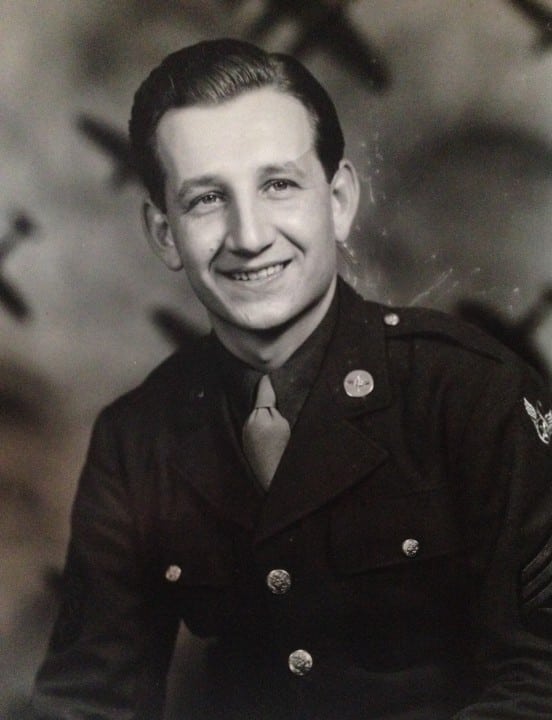 Stan Sajdak during his WWII service with the Army Air Corps