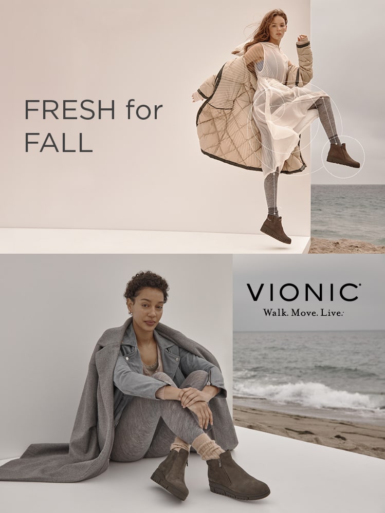 Fall styles are here from Vionic. Shop them at Stan's!