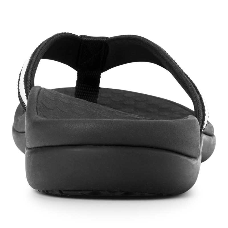 Women's Vionic Tide II Toe Post Sandal - Black | Stan's Fit For Your Feet