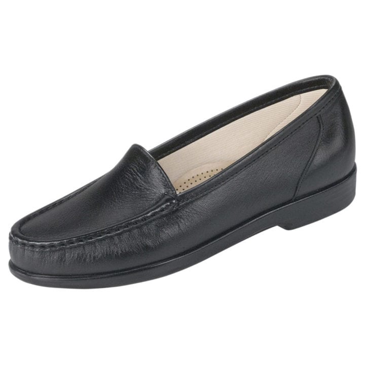 Women's SAS Simplify Slip On Loafer - Black | Stan's Fit For Your Feet
