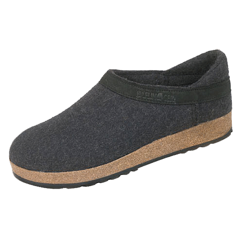Haflinger GZH Clog - Charcoal | Stan's Fit For Your Feet