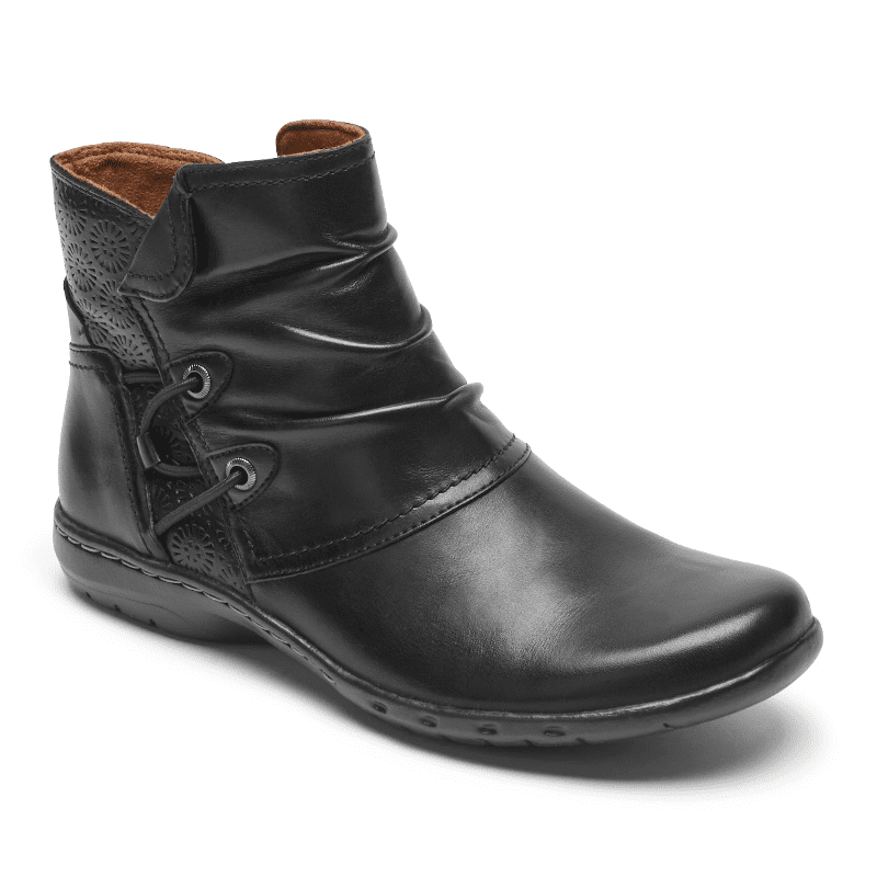 Women's Cobb Hill Penfield Ruch Bootie - Black | Stan's Fit For Your Feet