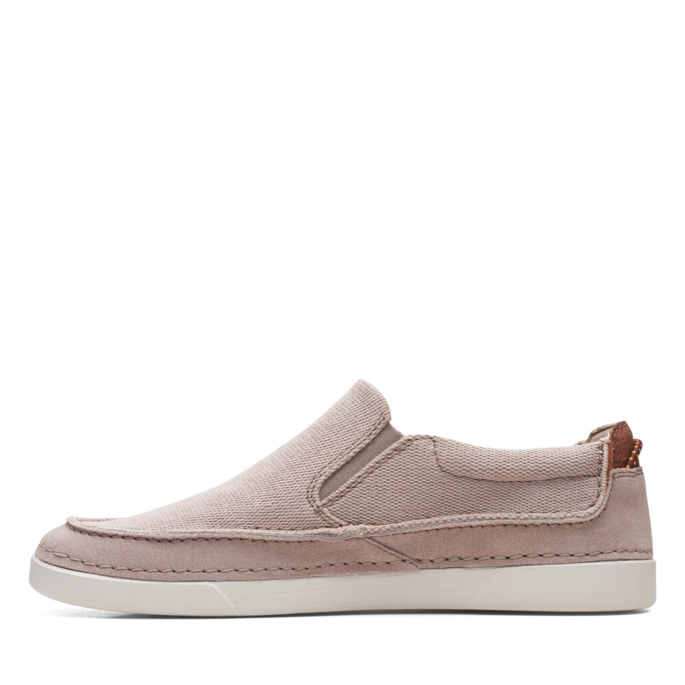 Men's Clarks Gerald Step - Stone Combi | Stan's Fit For Your Feet