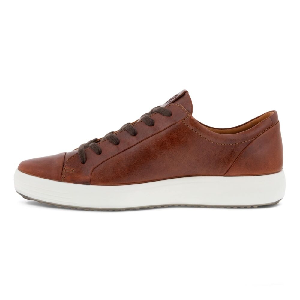 Men's ECCO Soft 7 City Sneaker - Cognac | Stan's Fit For Your Feet