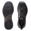 Men's Clarks Wave 2.0 Vibe Waterproof - Black Leather (top bottom)-min