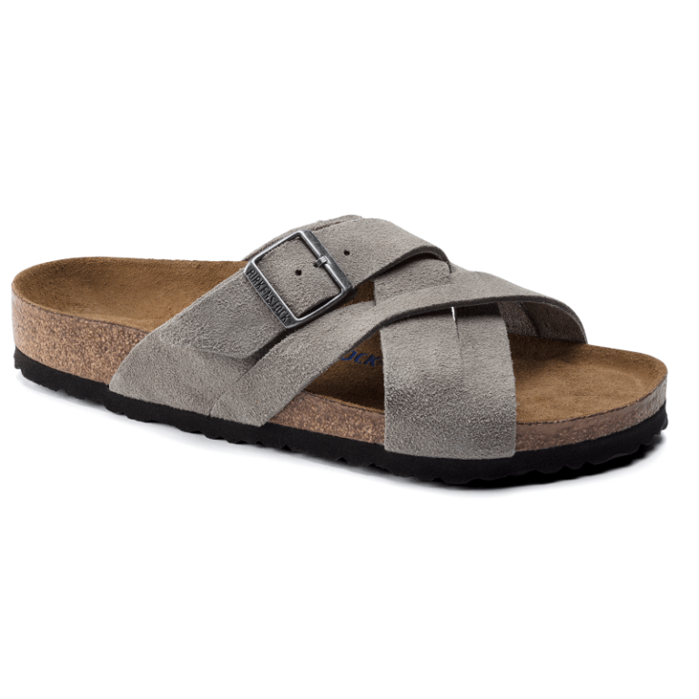 Women's Birkenstock Lugano SFB - Stone Coin | Stan's Fit For Your Feet