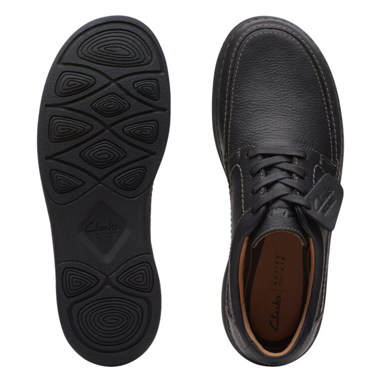 Men's Clarks Nature 5 Lo - Black Leather | Stan's Fit For Your Feet