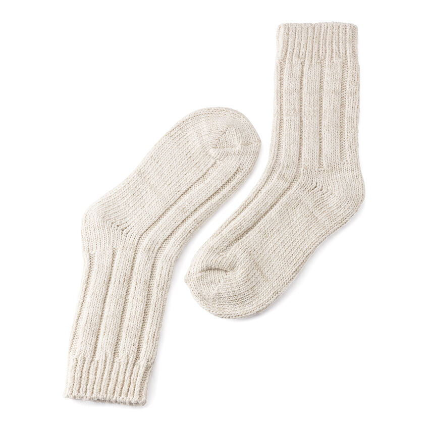 Women's Birkenstock Cotton Twist Socks - Off White