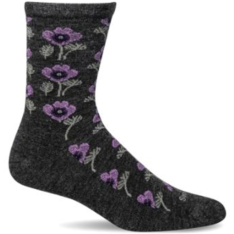 Sockwell Poppy Essential Comfort Crew Socks - Charcoal | Stan's Fit For ...
