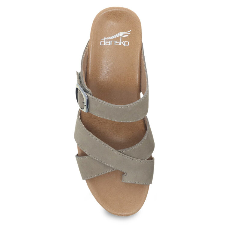 Women’s Dansko Aubree Wedge Sandal – Taupe Nubuck | Stan's Fit For Your ...
