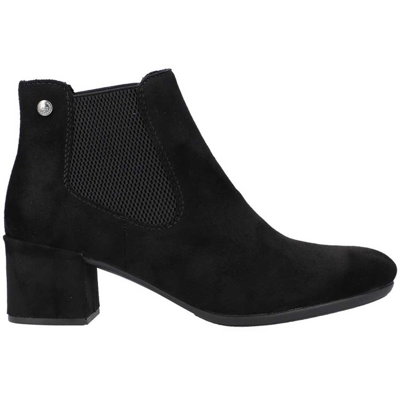 Women’s Rieker 70284 Ankle Boot – Black (Right)-min