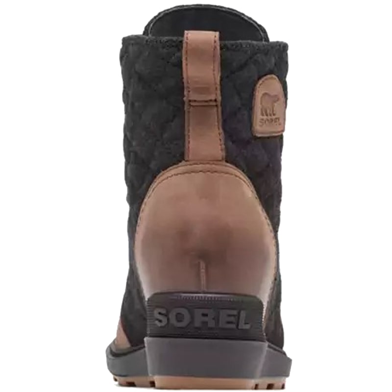 Women’s Sorel Evie II NW Lace Boot – Tobacco Black (Back)-min