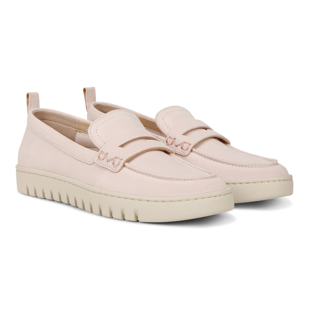 Women’s Vionic Uptown Loafer – Peony Pink Suede