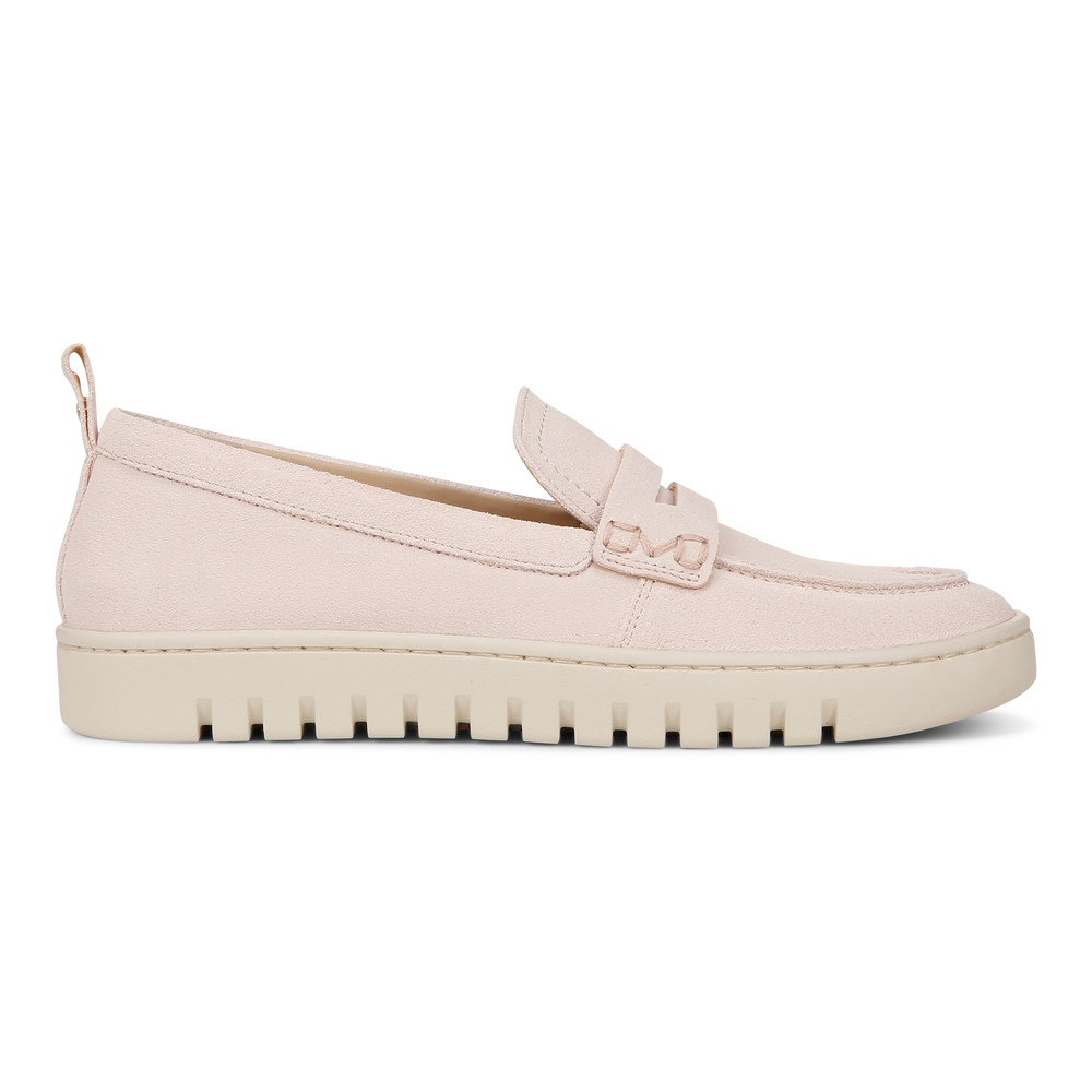 Women’s Vionic Uptown Loafer – Peony Pink Suede