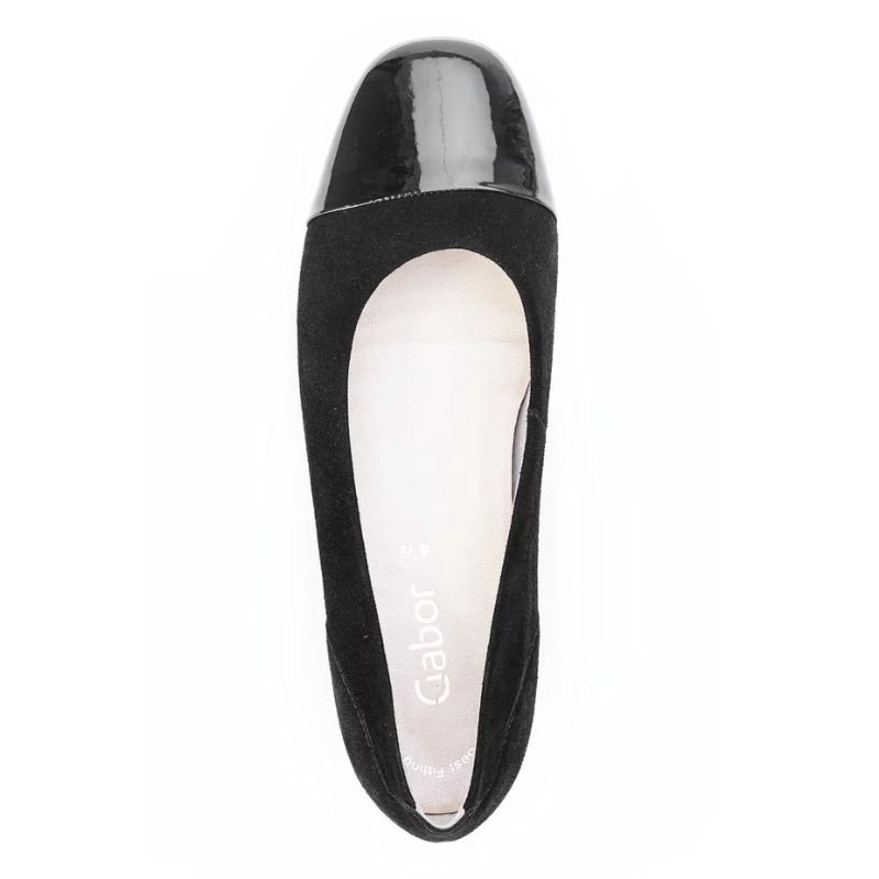 Women's Gabor Marbella Pisa Ballet Flat 1.351-17 - Schwarz